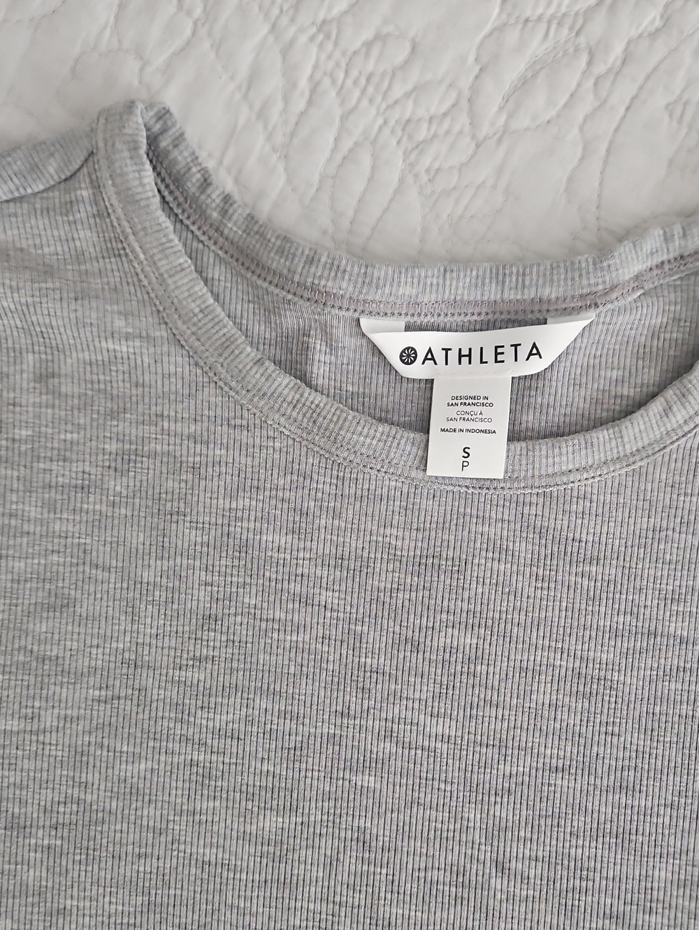 Athleta Signature Ribbed Cropped Top - Picture 2 of 7
